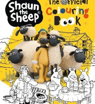 Aardman: Shaun The Sheep: The Official Colouring Book [2023] paperback Hot on Sale