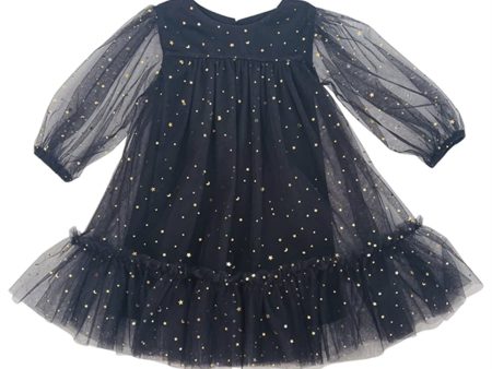 Dolly by Le Petit Tom Stars & Moon Tulle Empress Kjole Black Fashion