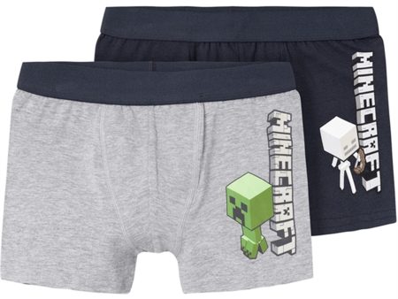 Name it India Ink Olas Minecraft Bokser shorts 2-pakning Fashion