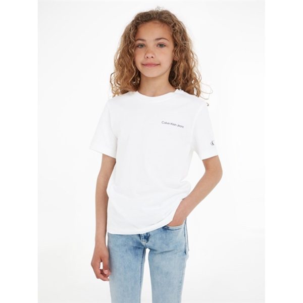 Calvin Klein Chest Inst. Logo T-Shirt Bright White Supply