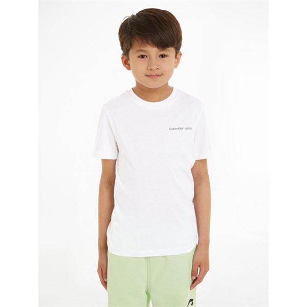 Calvin Klein Chest Inst. Logo T-Shirt Bright White Supply