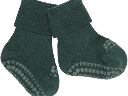 Gobabygo Ull Anti-Slip Sokker Forrest Green Sale