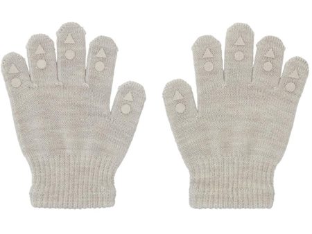 Gobabygo Ull Grip Gloves Sand Online Sale