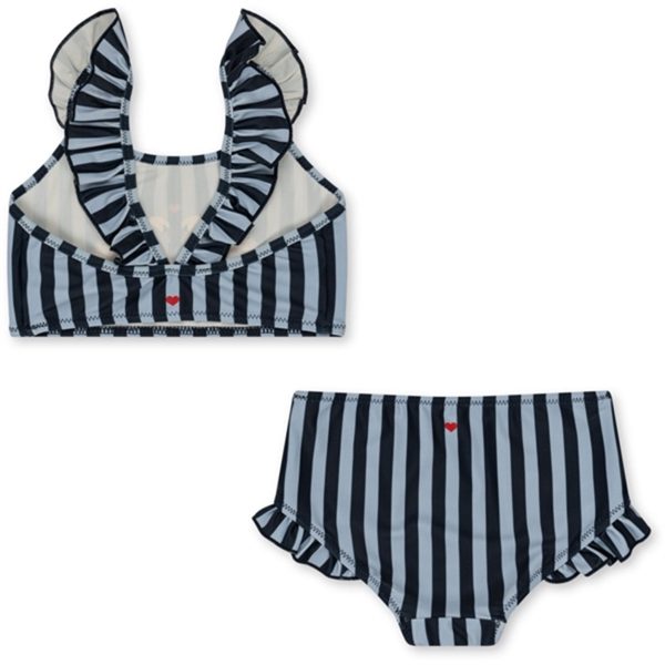 Konges Sløjd Navy Stripe Dea Frill Bikini Supply