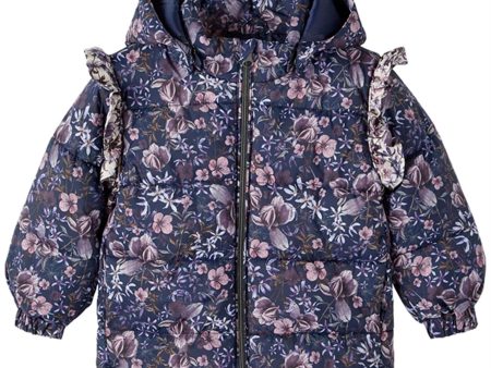 Name it Dark Sapphire Melody Puffer Jakke Online now