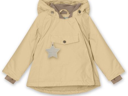 MINI A TURE Wang Fleece Vinterjakke Semolina Sand Online Sale