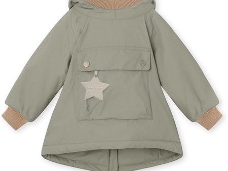 MINI A TURE Baby Wen Anorak Vert For Discount