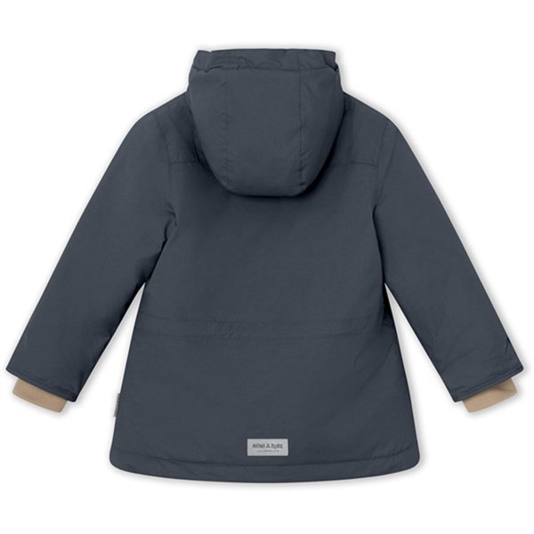 MINI A TURE Kastorio Fleece Vinterjakke Blue Nights Online now