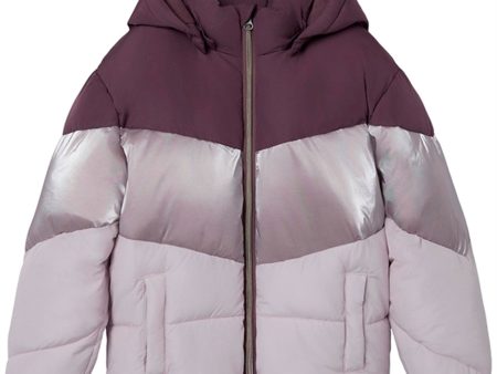 Name it Arctic Dusk Mille Puffer Jakke Block Foil Noos Supply