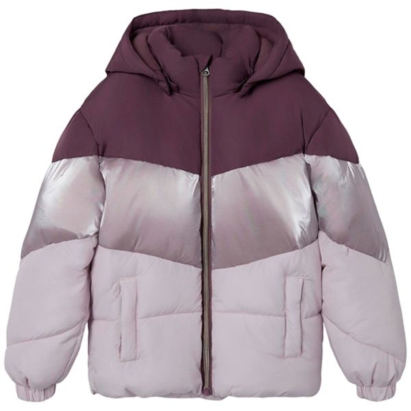 Name it Arctic Dusk Mille Puffer Jakke Block Foil Noos Supply