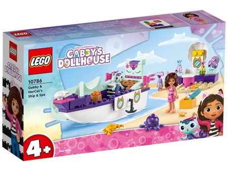 LEGO® Gabby s Dollhouse Gabby og Havkatts Skip og Spa Supply