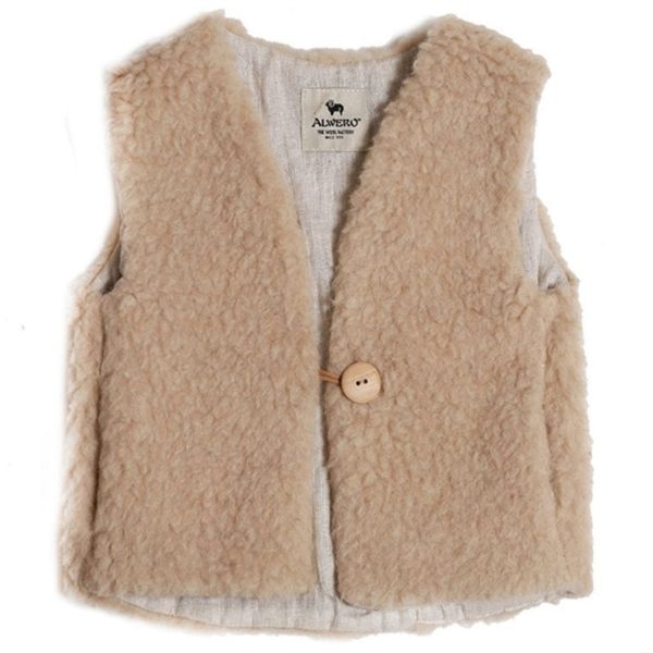 Alwero Vest Exclusive Junior Beige Fashion