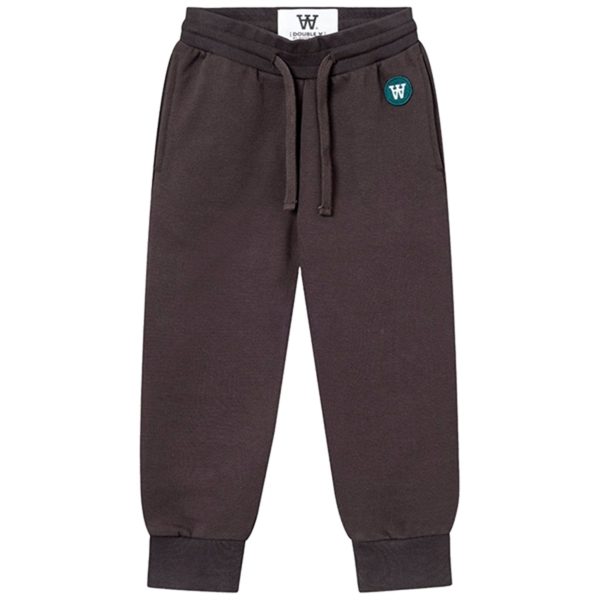 Wood Wood Black Coffee Ran Sweatpants For Discount