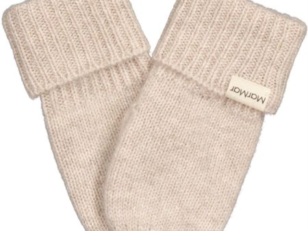 MarMar Sand Melange Cashmere Alvilda Baby Votter Discount