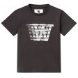 Wood Wood Black Coffee Ola Big Print T-Shirt Online Sale