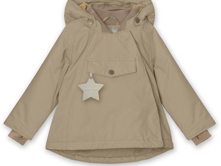 MINI A TURE Wang Fleece Vinterjakke Savannah Tan Cheap